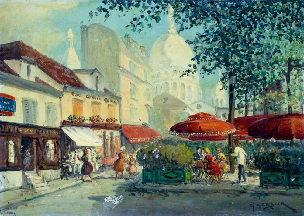 Georges Gerbier comparable auction result: georges gerbier france 1906 1983 oil painting