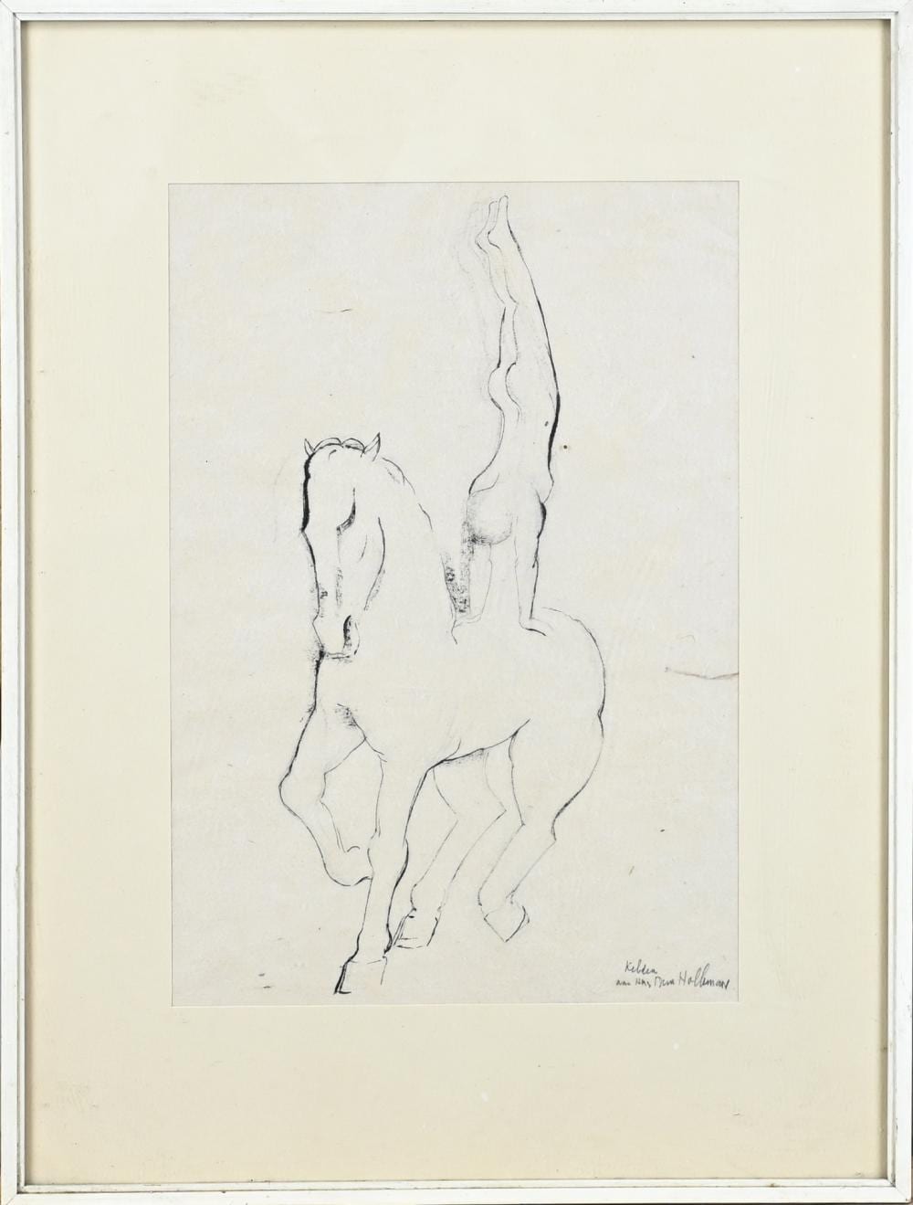 Toon Kelder comparable auction result: toon kelder juggler on horseback
