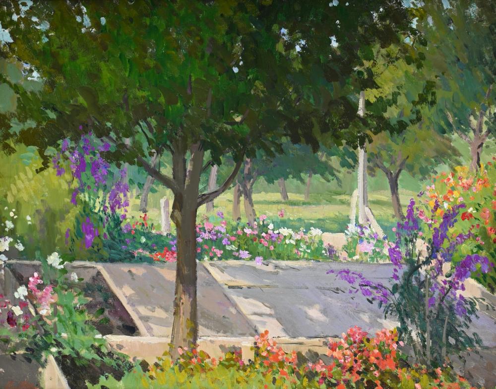 hans iten swiss 1874 1930 right of garden landscape · Dreweatts 1759 Fine Sales · 2025-07-10 Jean Iten comparable auction result: hans iten swiss 1874 1930 right of garden landscape