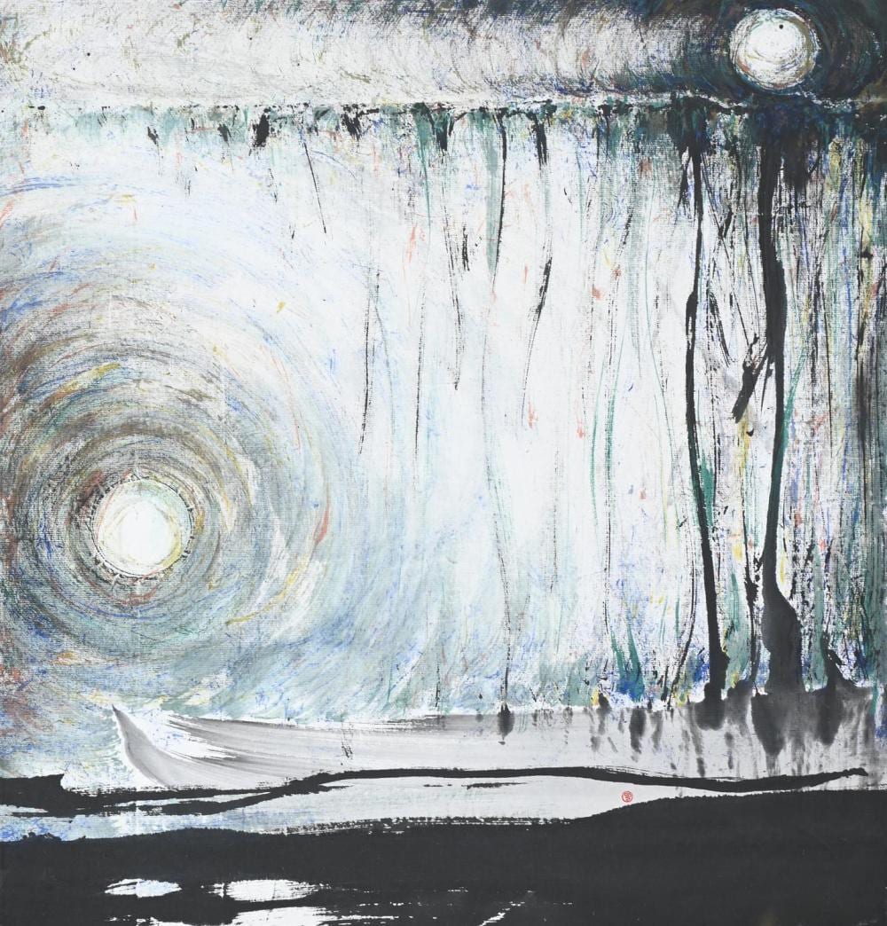 Irene Chou comparable auction result: irene chou chinese 1924 2011 infinity landscape