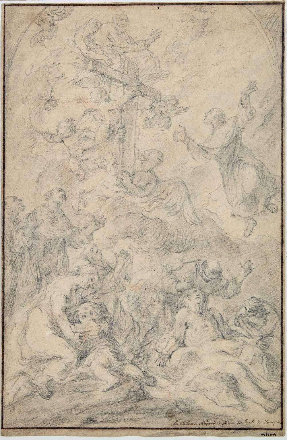 Giuseppe Nogari comparable auction result: giuseppe nogari italian 1699 1763 66 saint joseph of cupertino in ecst