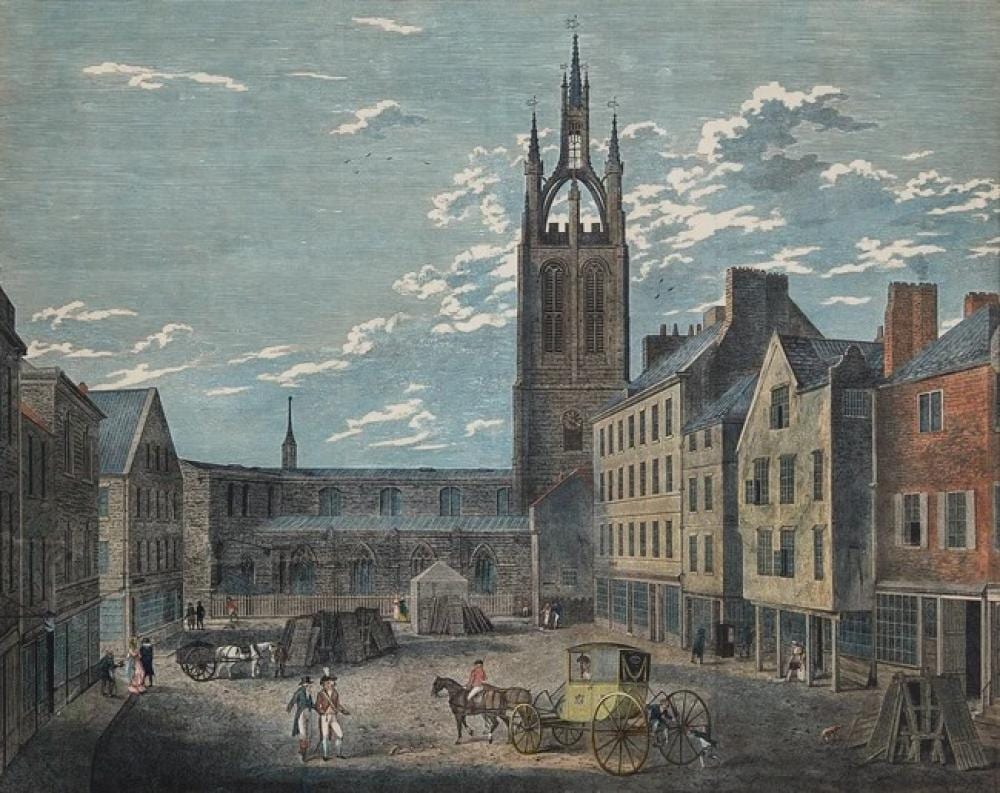 Charlton Nesbit comparable auction result: charlton nesbit british 1775 1838 st nicholas church and biggs market