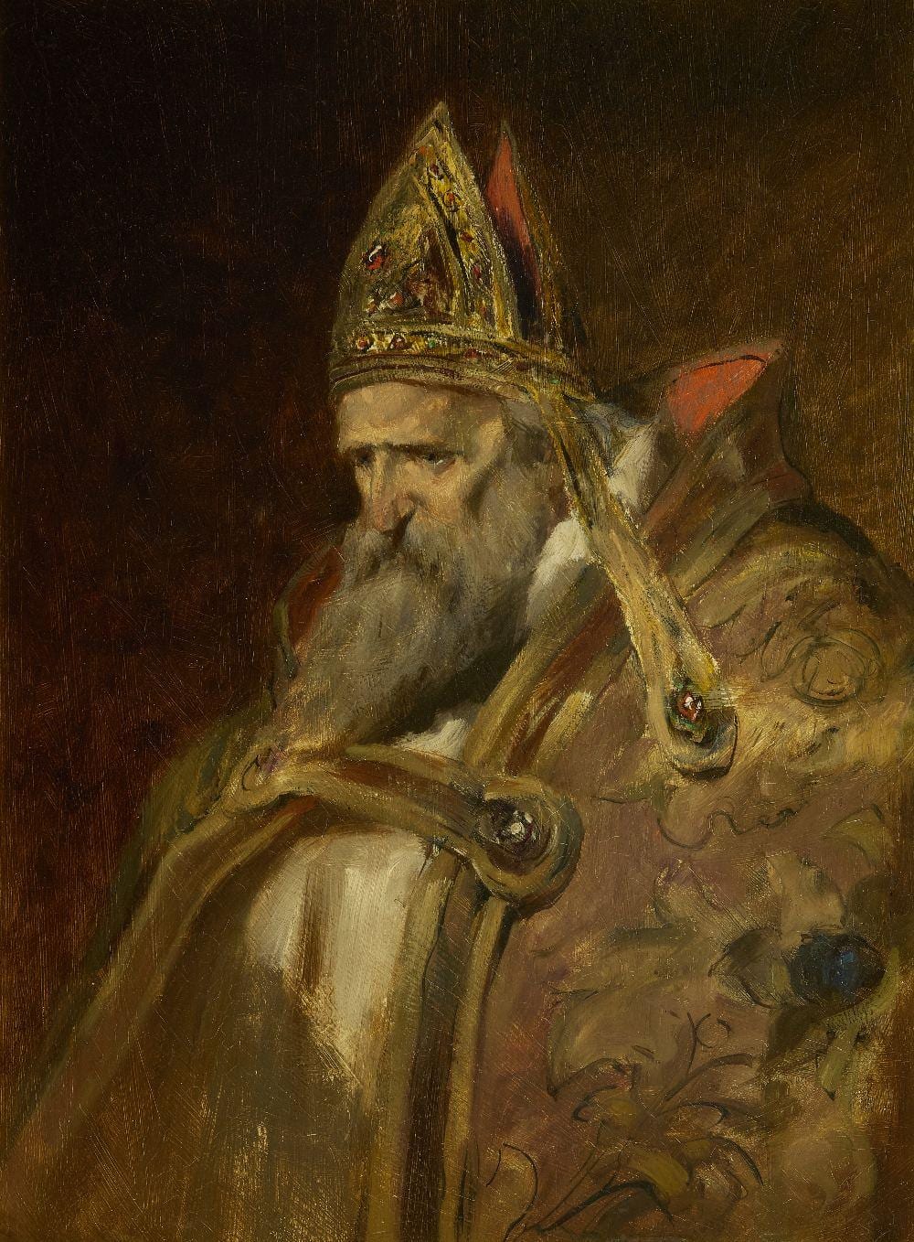 George Cattermole comparable auction result: george cattermole rws british 1800 1868 the abbot oil on canvas 4
