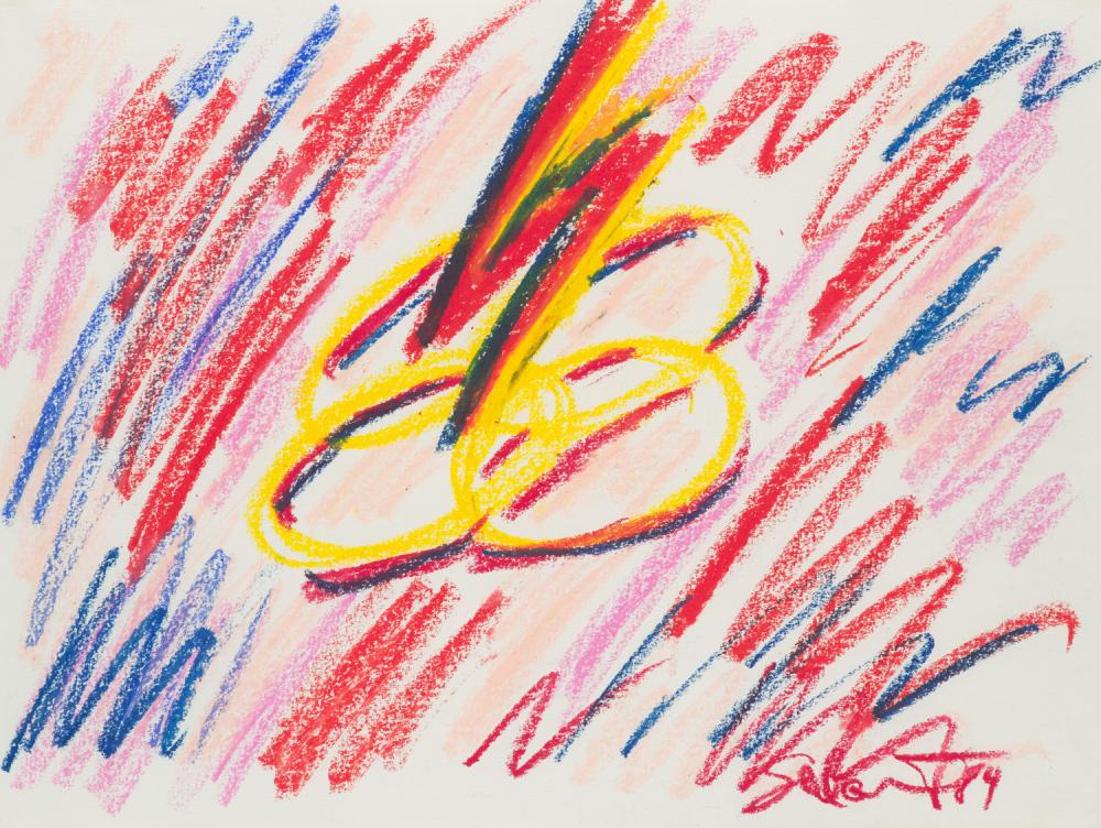 Wolfgang Ludwig comparable auction result: wolfgang ludwig cihlarz salom o t g tterd mmerung 1984 farbige kreid