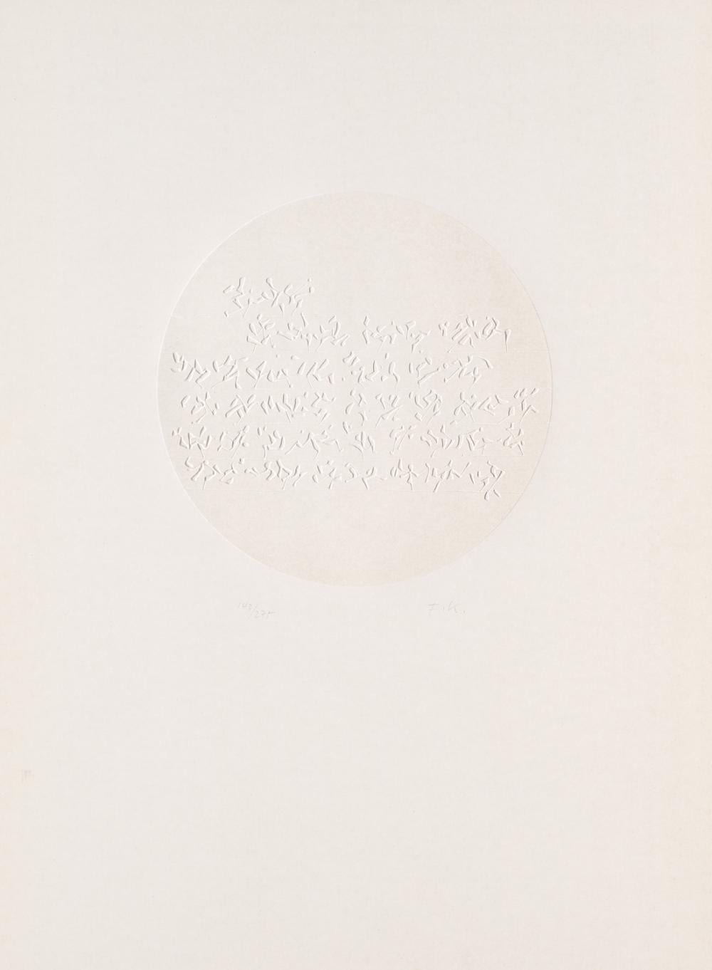 Fritz Koenig comparable auction result: fritz k nig o t aus k lner kunstmarkt 1970 pr gedruck auf leichtem veli
