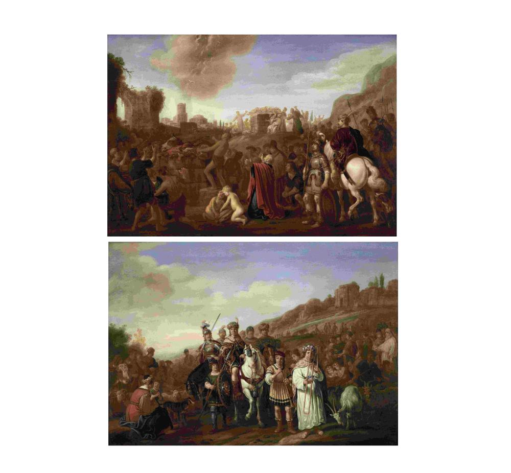 Claes Cornelisz. Moeyaert comparable auction result: claes cornelisz moeyaert durgerdam 1591 1655 amsterdam joshua carrying the ark of the covenant around jericho and the sacrifice of elijah and the priests of baal 2