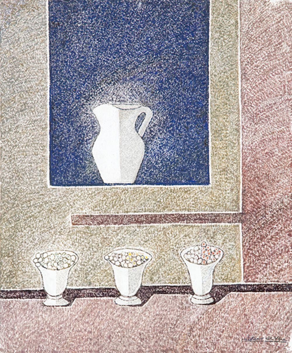 Cristino de Vera comparable auction result: cristino de vera tribute to braque
