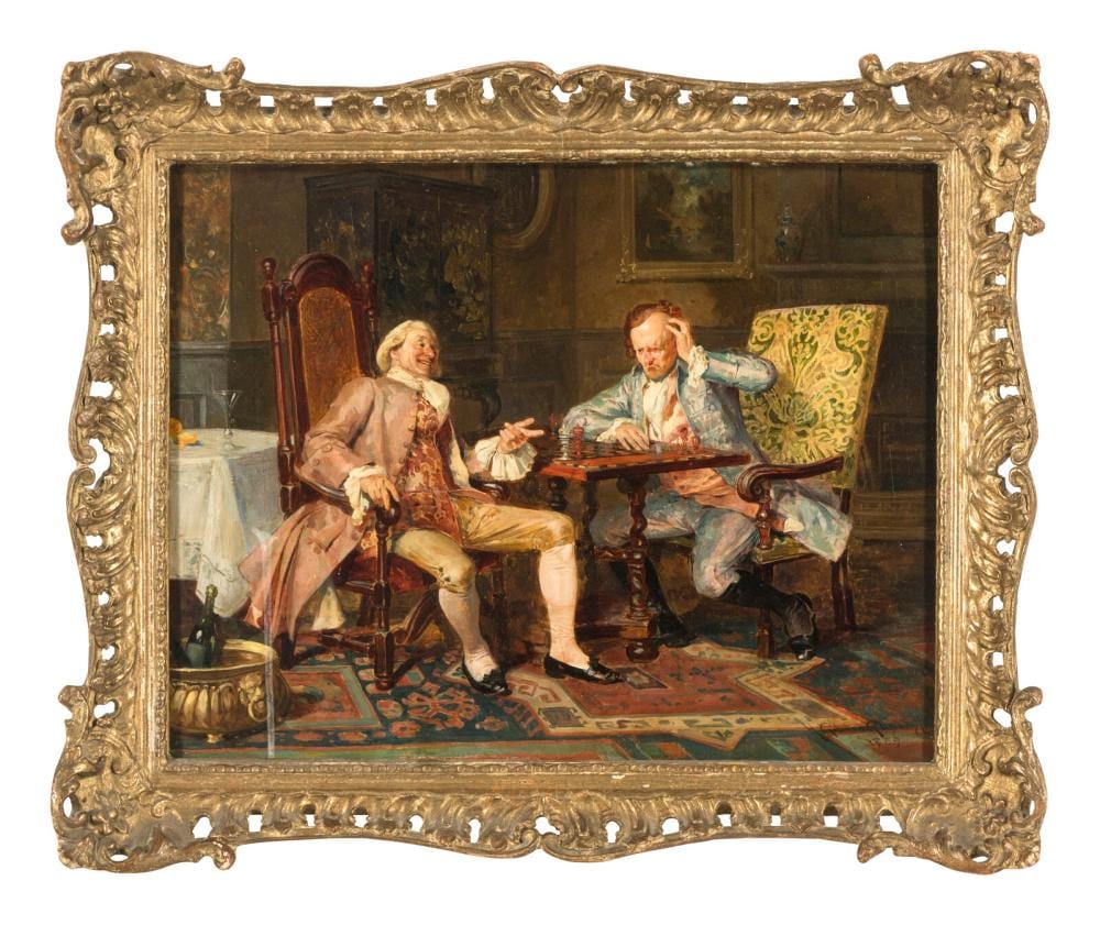 Henry Gillard Glindoni comparable auction result: henry gillard glindoni british 1852 1913