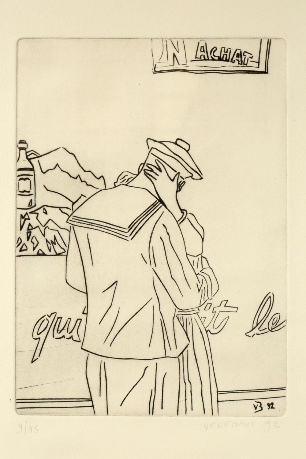 Bruno Vekemans comparable auction result: bruno vekemans 1952 2019 le baiser 1992