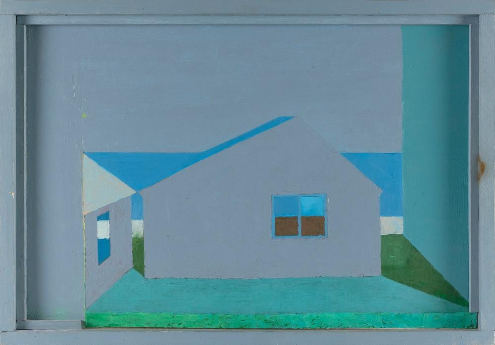 Jackson Lambert comparable auction result: jackson lambert massachusetts new york 1919 2011 the caramel fudge factory by the seashore oil on board 16 x 24 framed 17 5 x 25 5