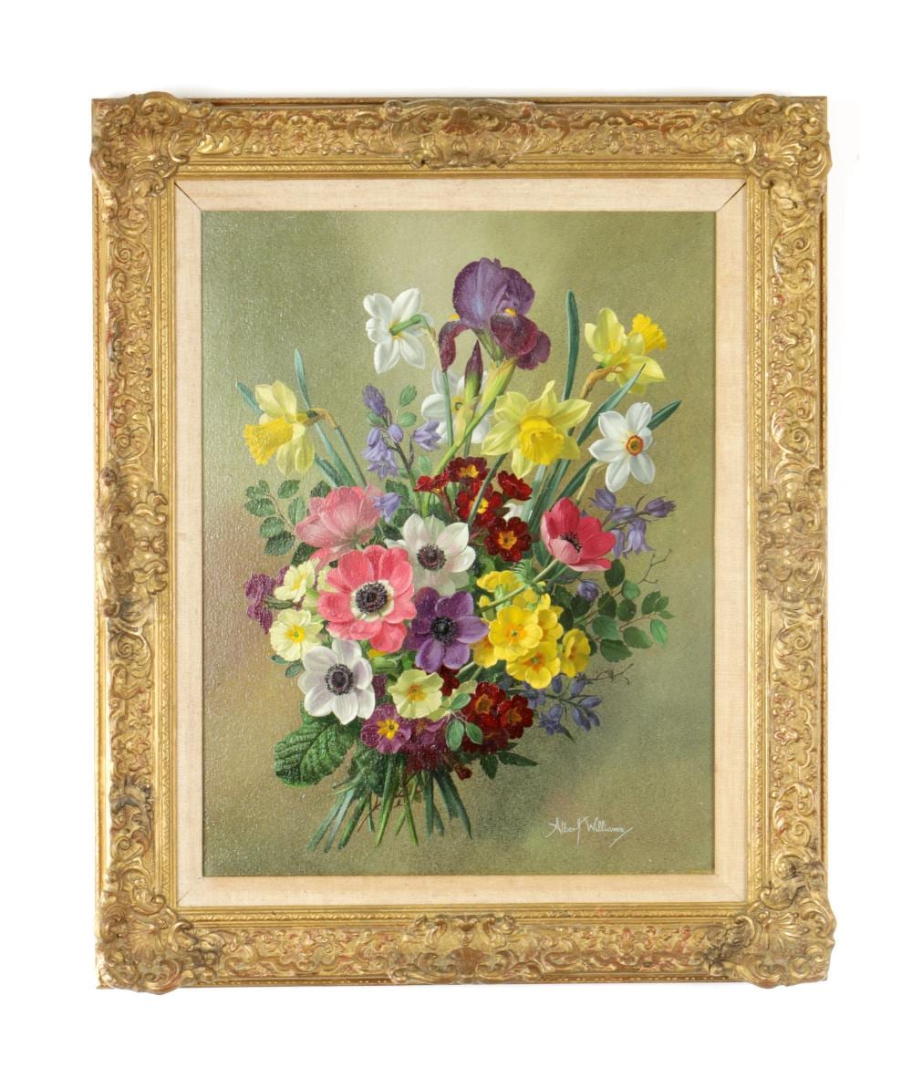 albert williams 1922 2010 still life oil on canvas · Hutchinson Scott Limited · 2025-07-09 Albert Williams comparable auction result: albert williams 1922 2010 still life oil on canvas