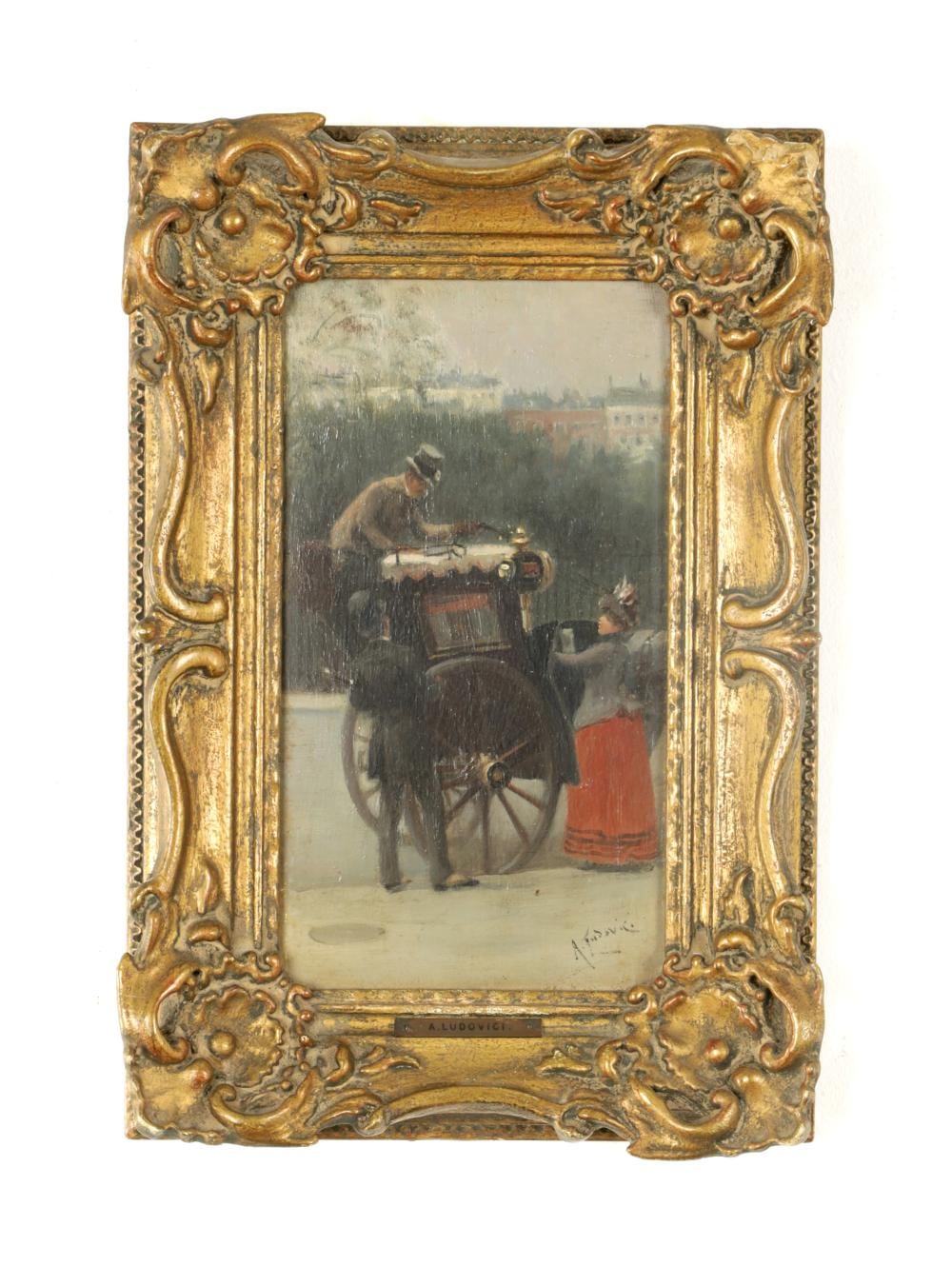 albert ludovici 1852 1932 an early 20th century oil on board coach scene · Hutchinson Scott Limited · 2025-07-09 Albert (1820) Ludovici comparable auction result: albert ludovici 1852 1932 an early 20th century oil on board coach scene