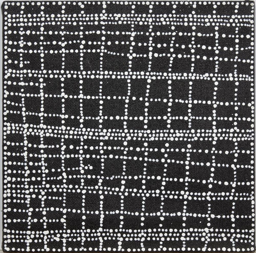 Dorothy Napangardi Robinson comparable auction result: dorothy napangardi robinson australian 1956 2013 salt on mina mina 2004