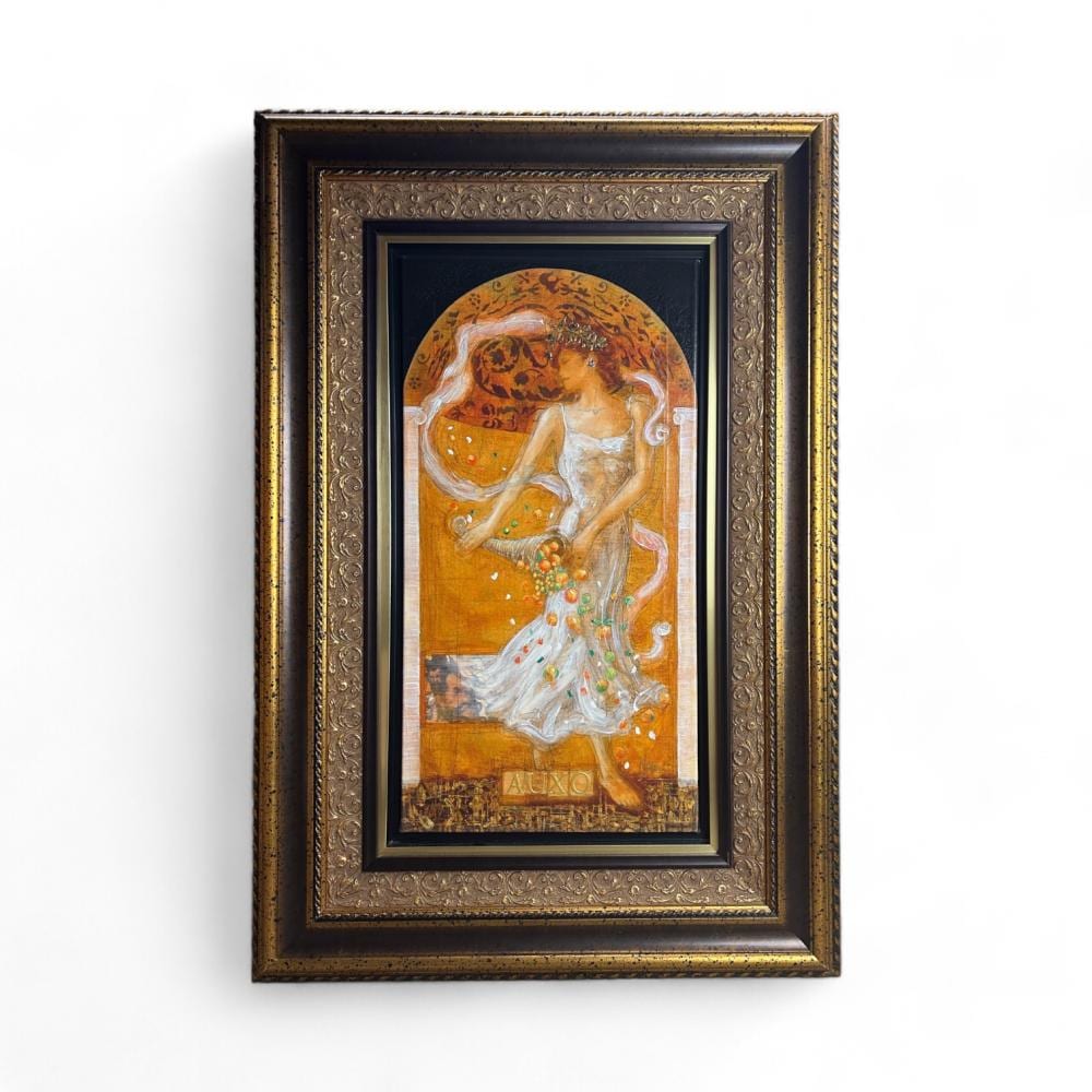 Peter Nixon comparable auction result: peter nixon b1956 auxo lady w cornucopia giclee