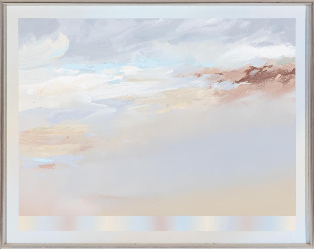 David John Voigt comparable auction result: david john voigt australian 1944 lavender beach fraser island 85 oil on canvas 47 x 68cm frame size 61 x 78cm