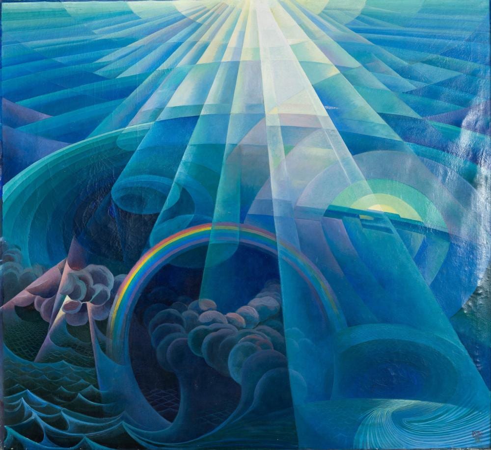 Gerardo Dottori comparable auction result: gerardo dottori 1884 perugia 1977 perugia volo sull oceano