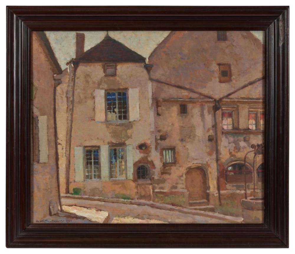 Henri Montassier comparable auction result: henri montassier 1880 1946 rue de village 1926 huile sur panneau