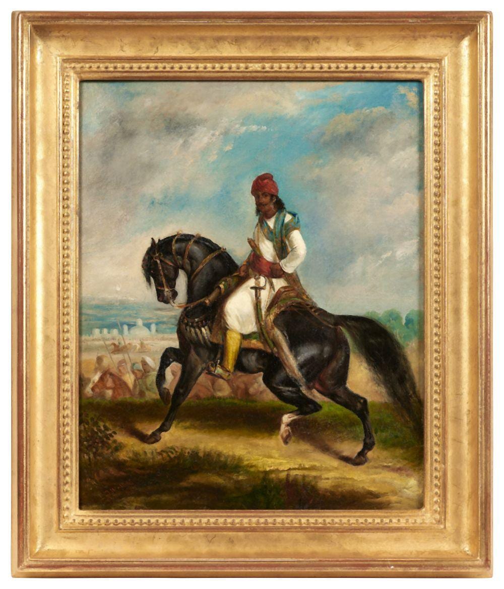 James Alexander Walker comparable auction result: james alexander walker royaume uni 1831 1898 cavalier indien cheval