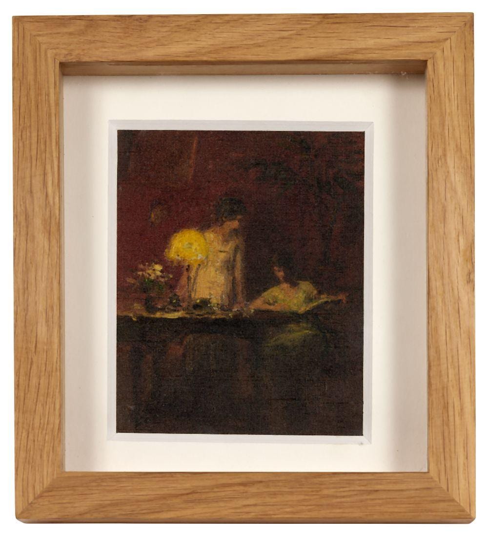 marcel rieder 1862 1942 dames la lecture huile sur toile non mont · Osenat · 2025-07-06 Marcel Rieder comparable auction result: marcel rieder 1862 1942 dames la lecture huile sur toile non mont