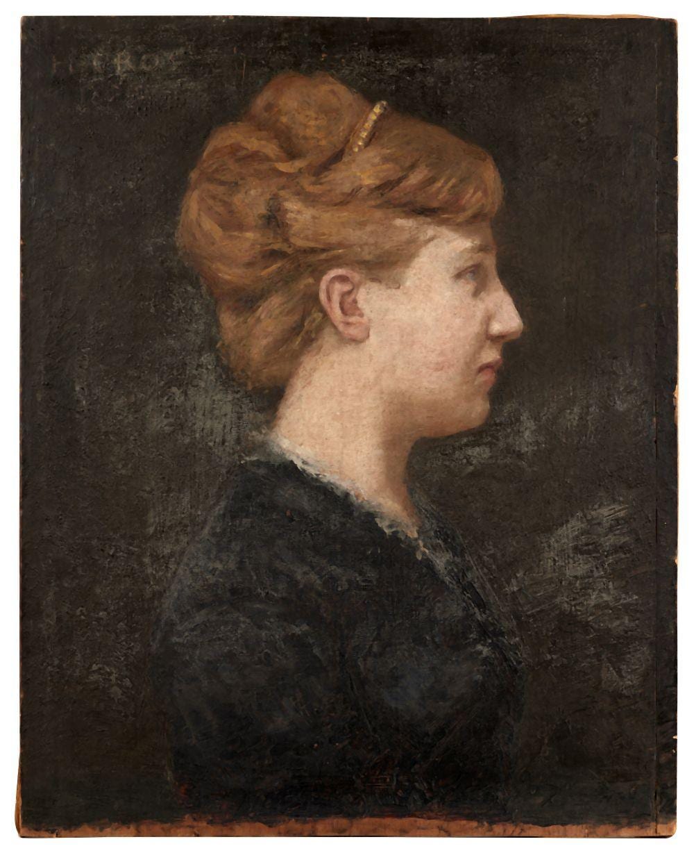 Henry Cros comparable auction result: henry cros 1840 1907 madame henry cros n e marie louise catherine bern