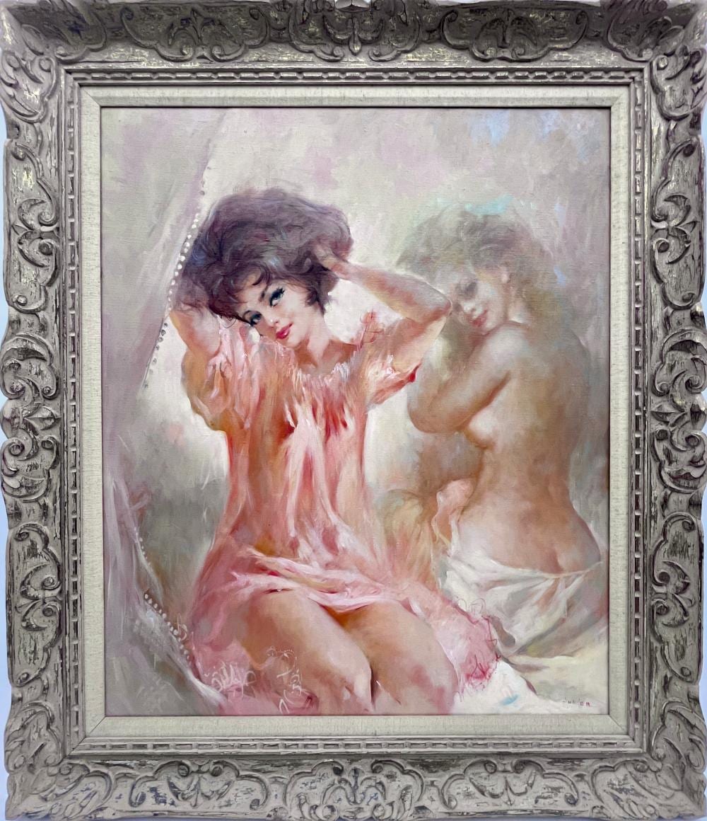 julian ritter german 1909 2000 oil on canvas of two nude female · Woodard Lipe · 2025-06-28 Julian Ritter comparable auction result: julian ritter german 1909 2000 oil on canvas of two nude female
