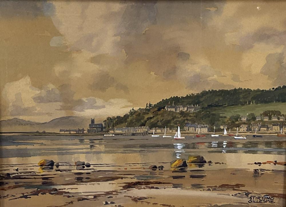 Stirling Gillespie comparable auction result: stirling gillespie 1908 1993 watercolor on paper