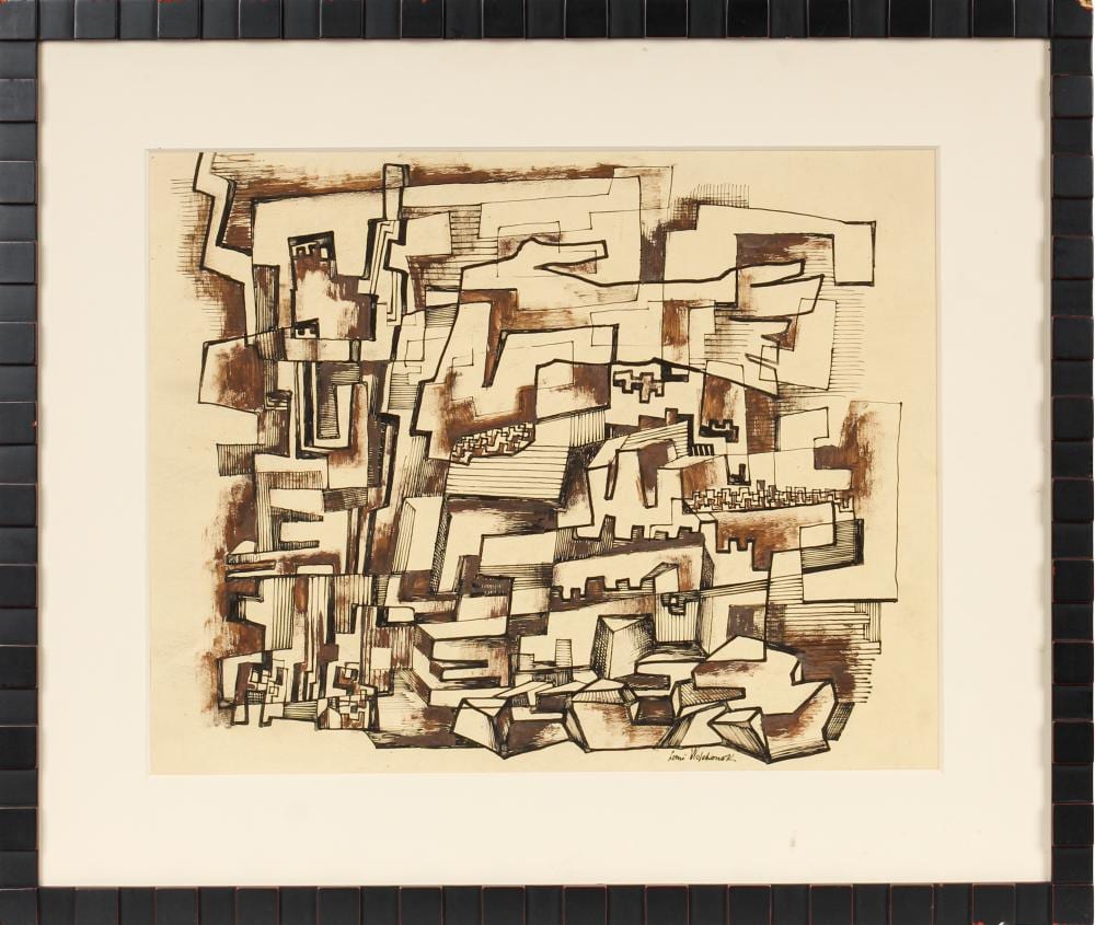 louis wolchonok american 1898 1973 abstract ink on paper · Hoch LTD. · 2025-07-06 Louis Wolchonok comparable auction result: louis wolchonok american 1898 1973 abstract ink on paper