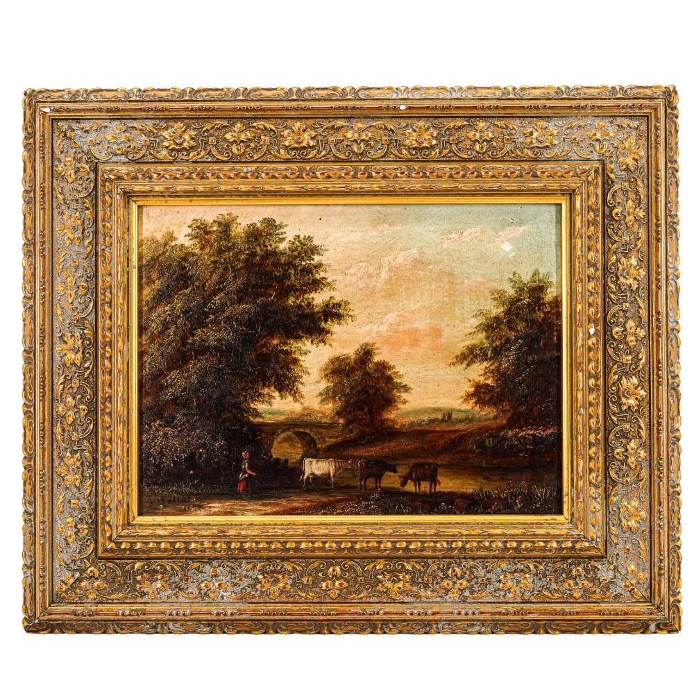Joseph Mellor comparable auction result: joseph mellor english active 1850 1885 oil on canvas