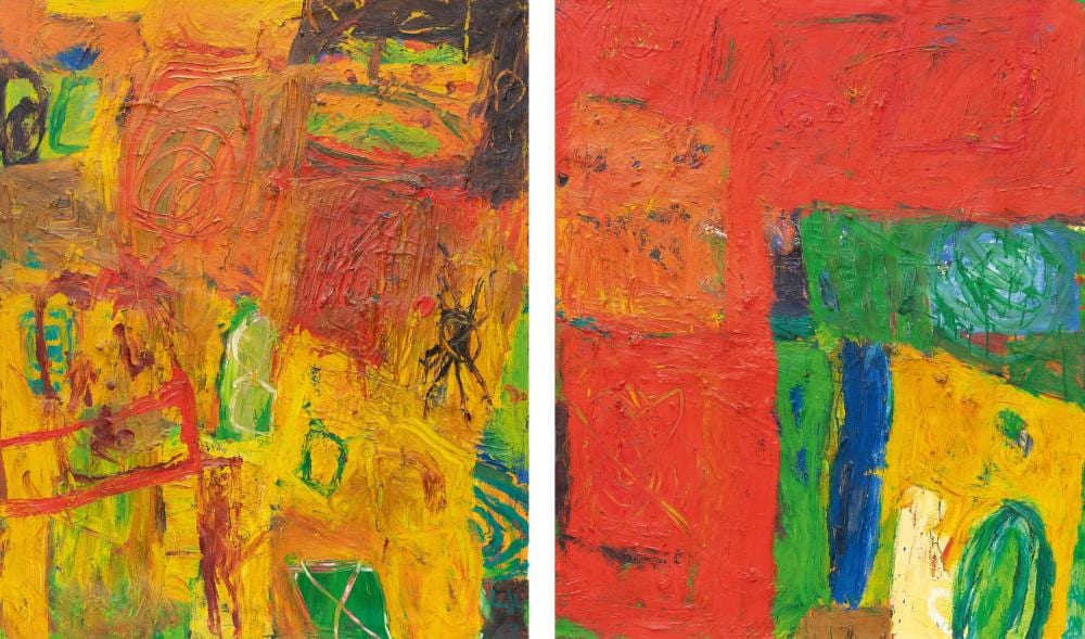 Anton Henning comparable auction result: anton henning 1964 berlin ohne titel