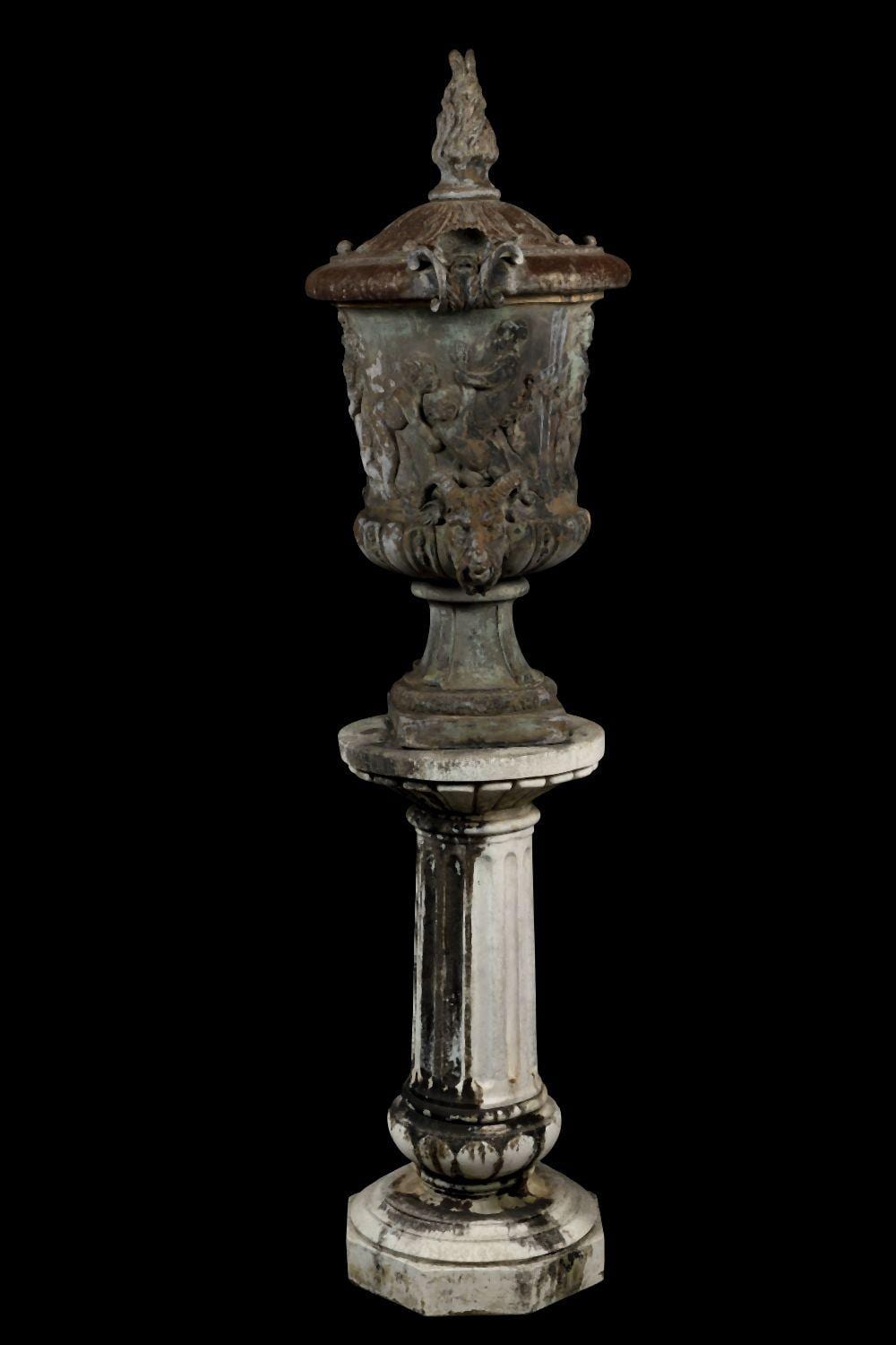 François Girardon comparable auction result: fran ois girardon 1628 1715 d apr s un mod le de paire de pots a feu d
