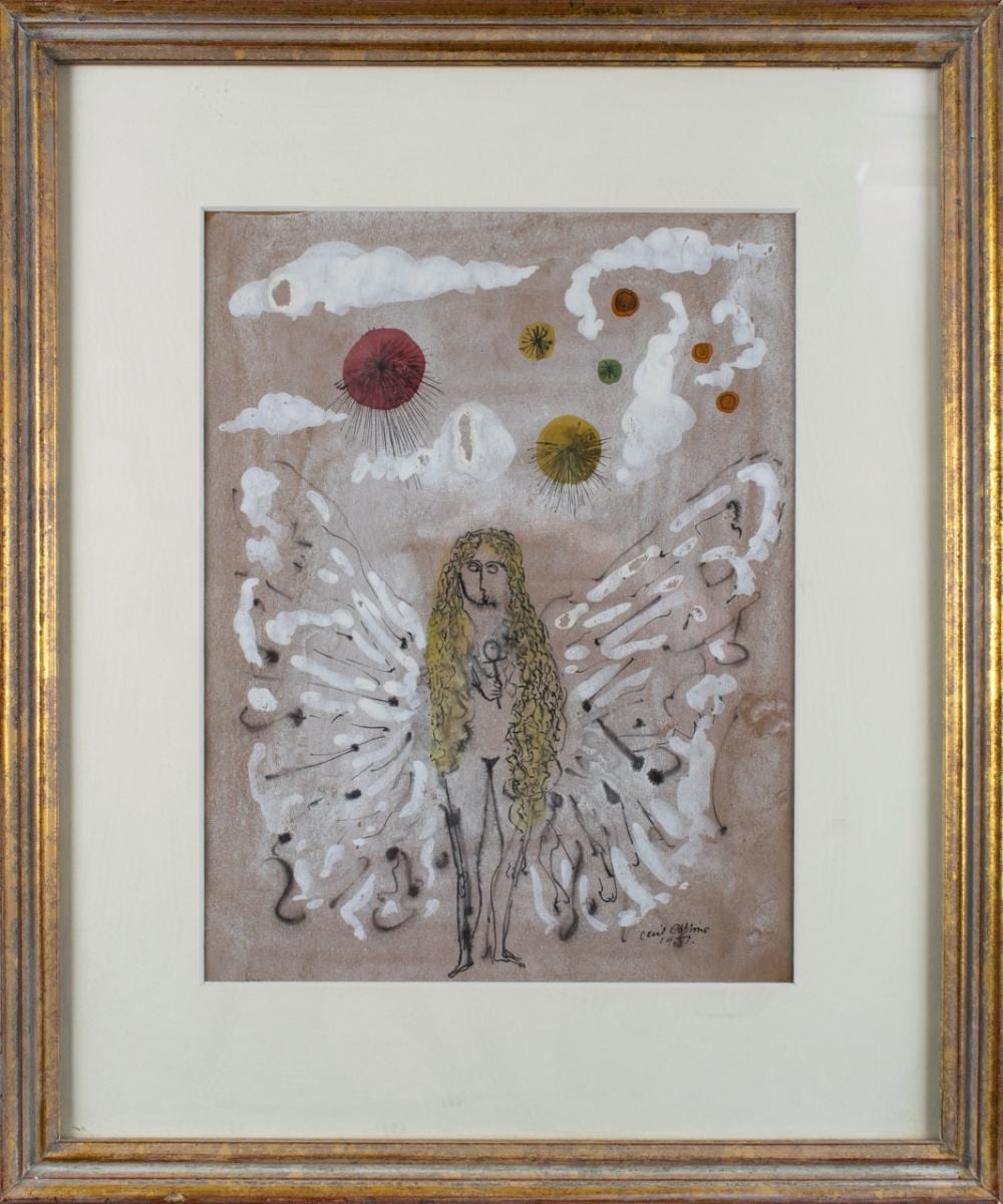 cecil collins british 1908 1989 angel · Sloane Street Auctions · 2025-07-08 Cecil Collins comparable auction result: cecil collins british 1908 1989 angel
