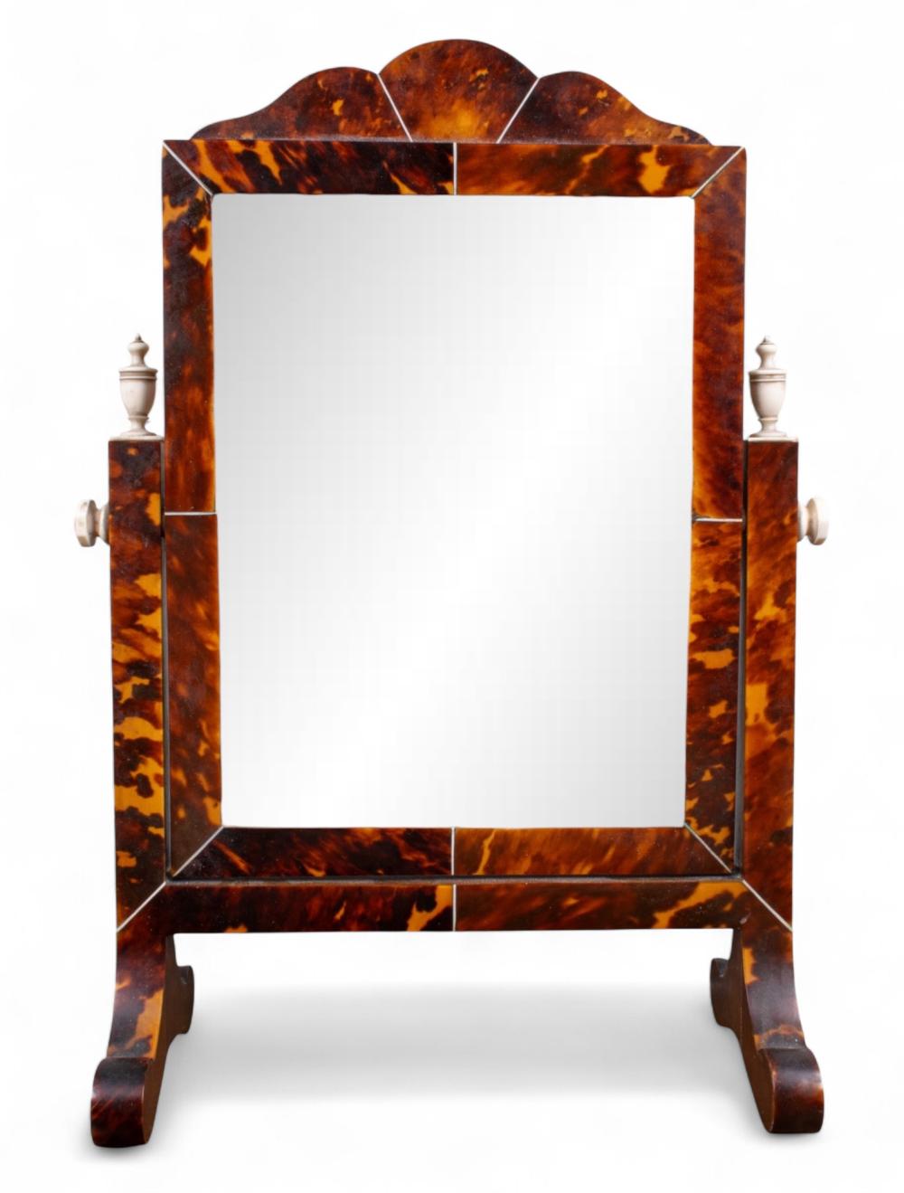 Antique, a fine tortoiseshell vanity mirror sold by Sloane Street Auctions, lot 487 — auction record photograph