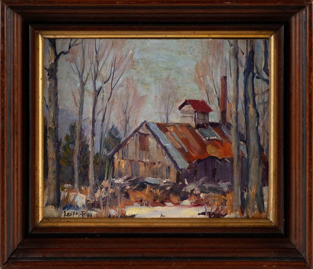 Harry Leith-Ross comparable auction result: harry leith ross pennsylvania 1886 1973 old barn oil on board 8 x 10 framed 11 5 x 13 5