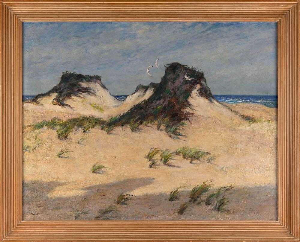 Albert Lorey Groll comparable auction result: albert lorey groll new mexico arizona 1866 1952 provincetown dunes oil on canvas 29 x 37 framed 34 5 x 43