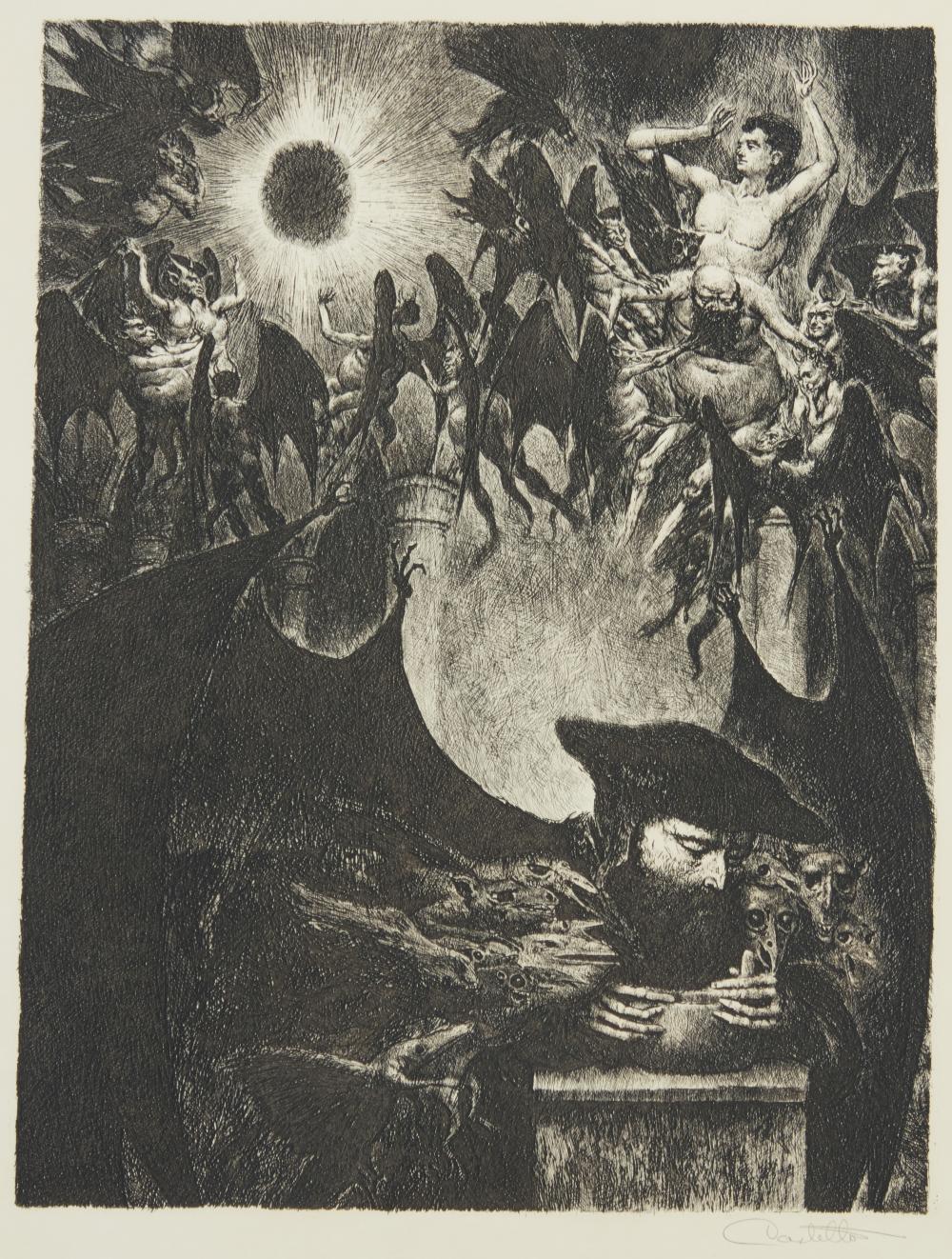 Federico Castellón comparable auction result: federico castell n 1914 1971 spanish american the alchemist circa 1965
