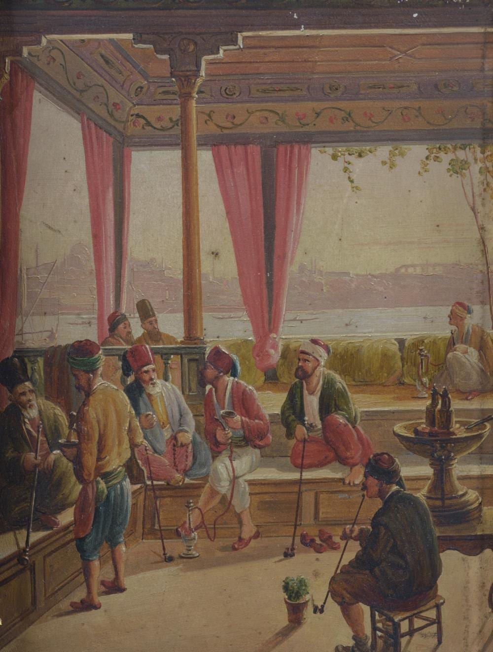 Frans Vervloet comparable auction result: sala da caff sul bosforo