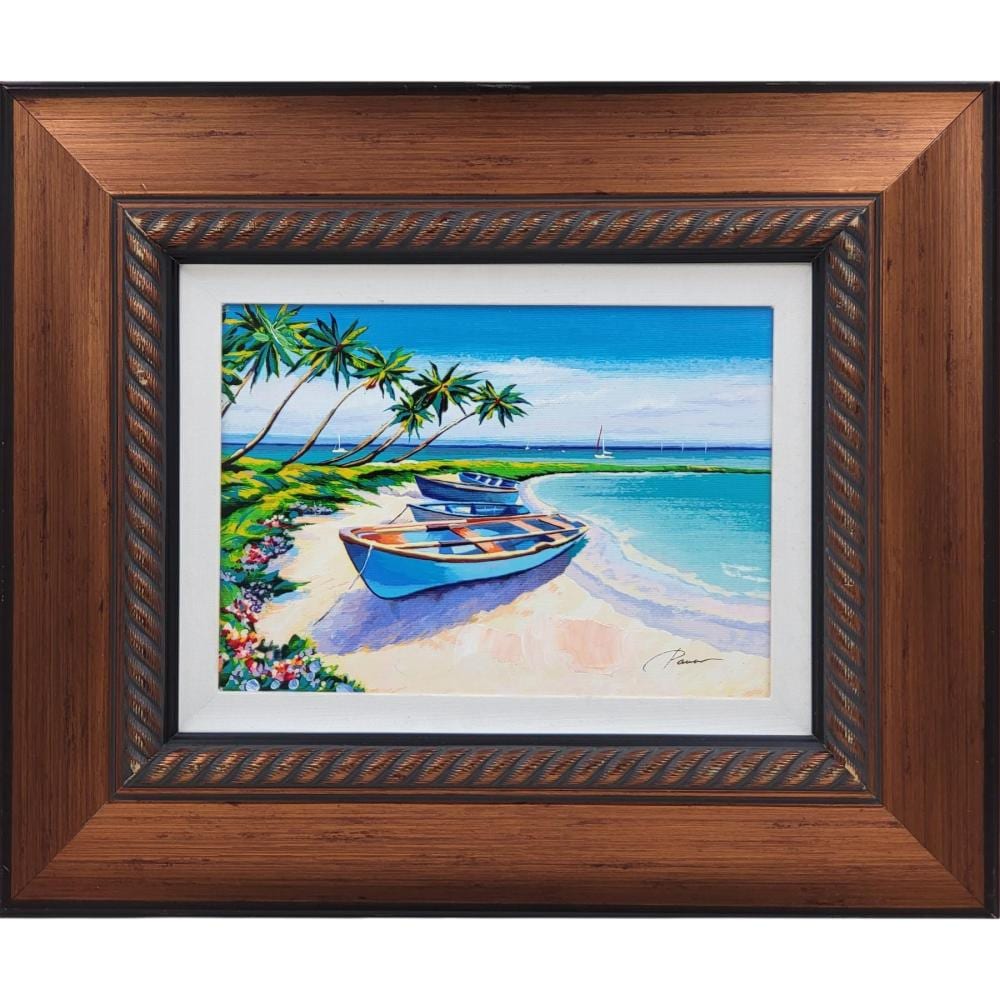 Alex Pauker comparable auction result: alex pauker russian b 1974 serigraph on linen w coa hidden cove