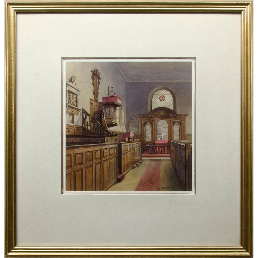 Emily Mary Bibbens Warren comparable auction result: emily mary bibbens warren canadian 1869 1956 holy trinity minories london