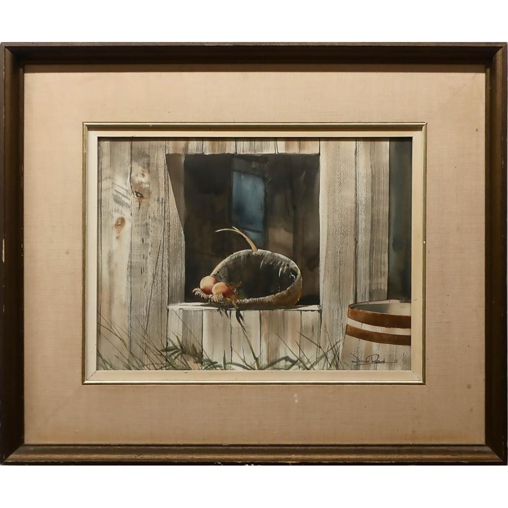 Jack Reid comparable auction result: jack henry reid canadian 1925 2009 untitled peaches in the sun