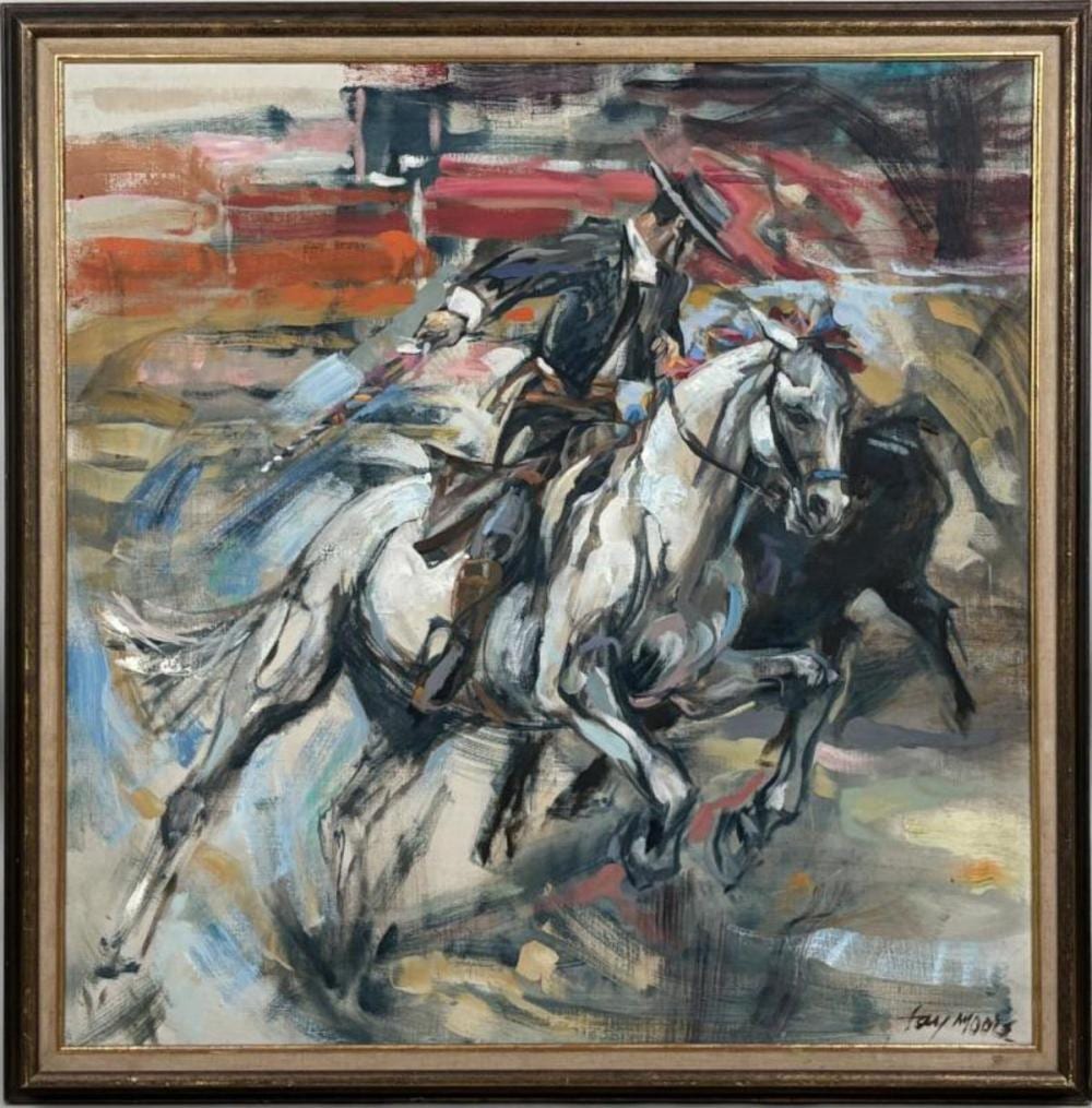 Fay Moore comparable auction result: fay moore o c bullfight in portugal