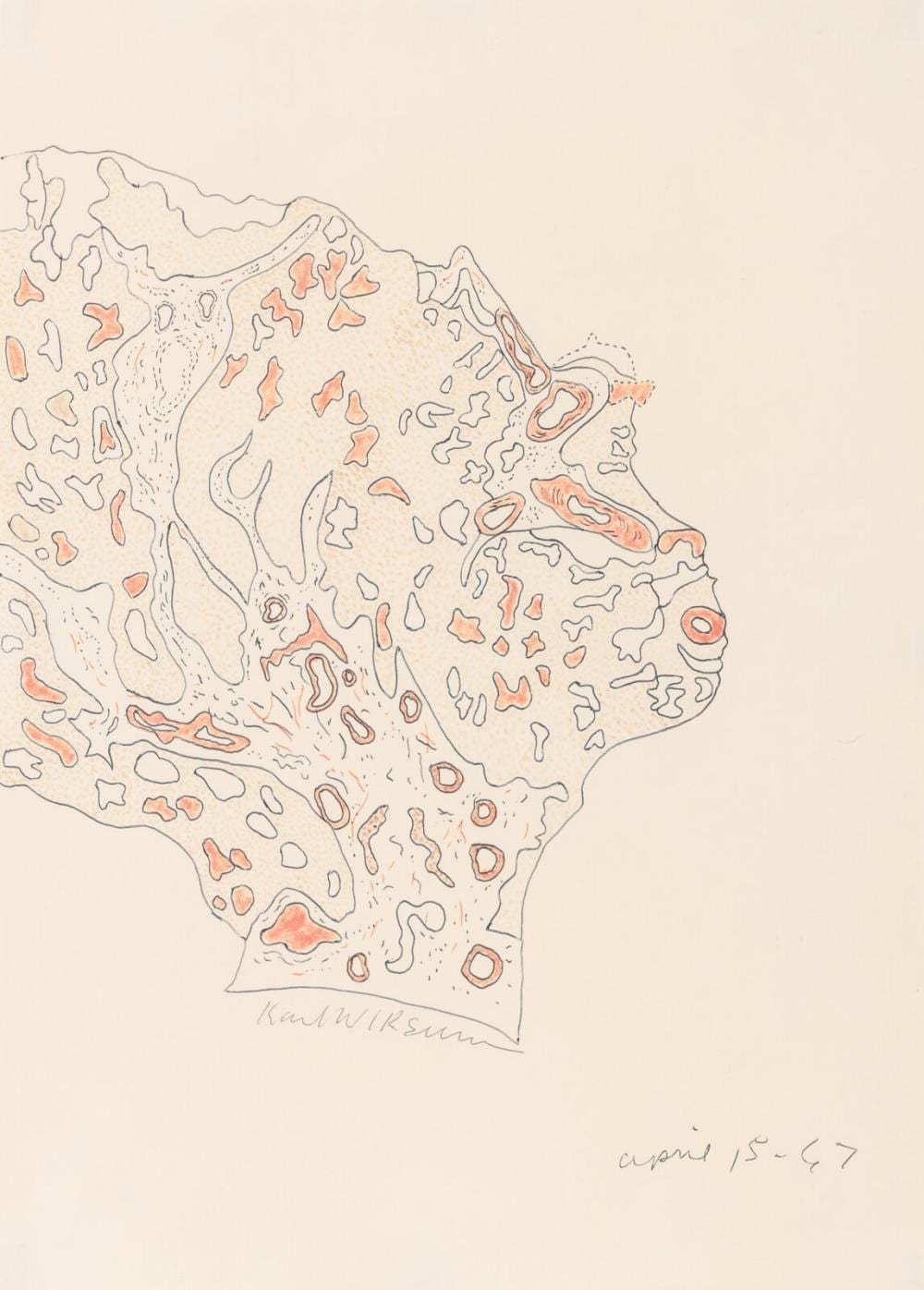 Karl Wirsum comparable auction result: karl wirsum american 1939 2021 untitled 1967