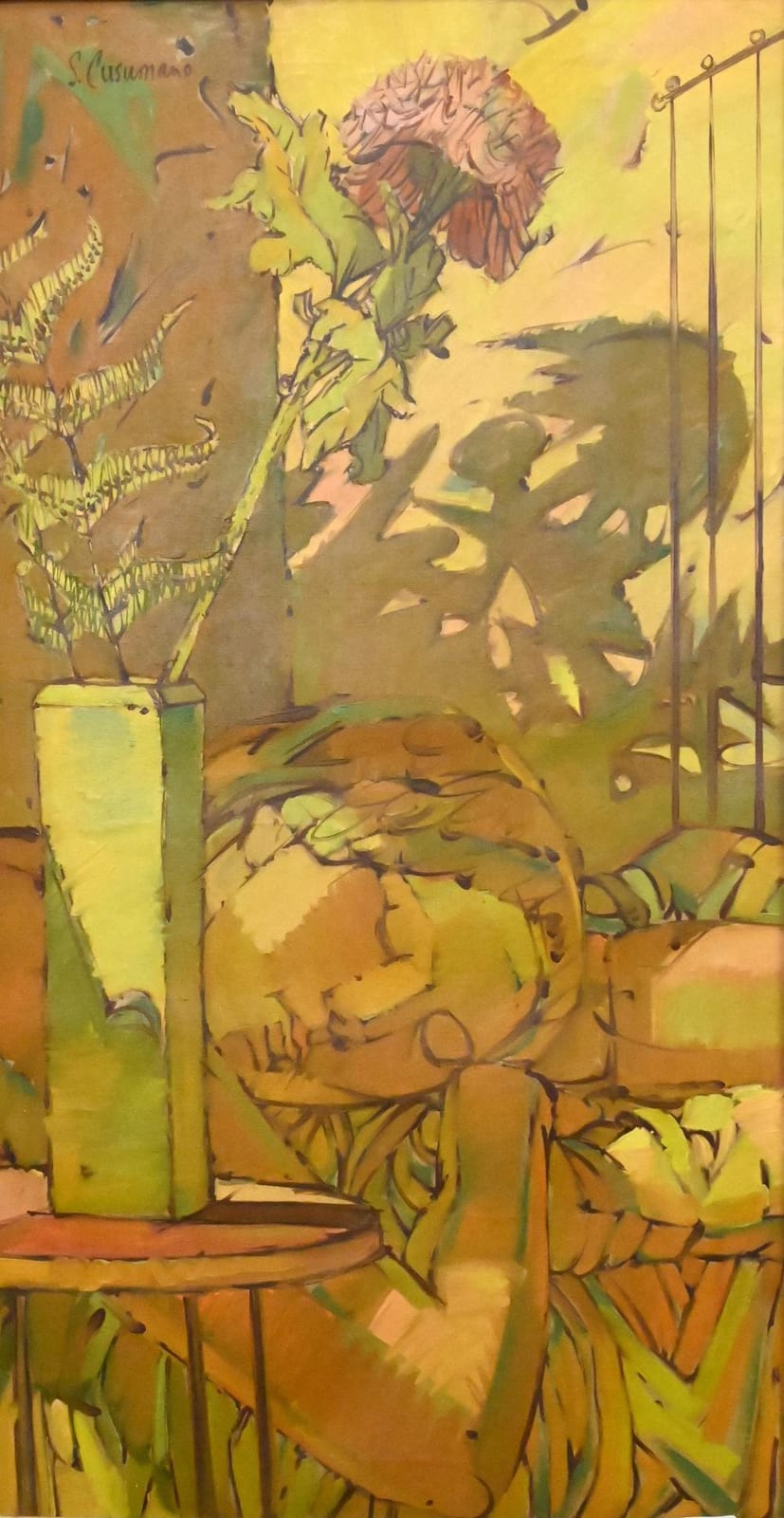 stefano cusumano american 1912 1975 sleeping woman with flower oil on canvas signed upper left s cusumano 31 1 2 x 16 1 4 · Nadeau's Auction Gallery · 2025-07-19 Stefano Cusumano comparable auction result: stefano cusumano american 1912 1975 sleeping woman with flower oil on canvas signed upper left s cusumano 31 1 2 x 16 1 4