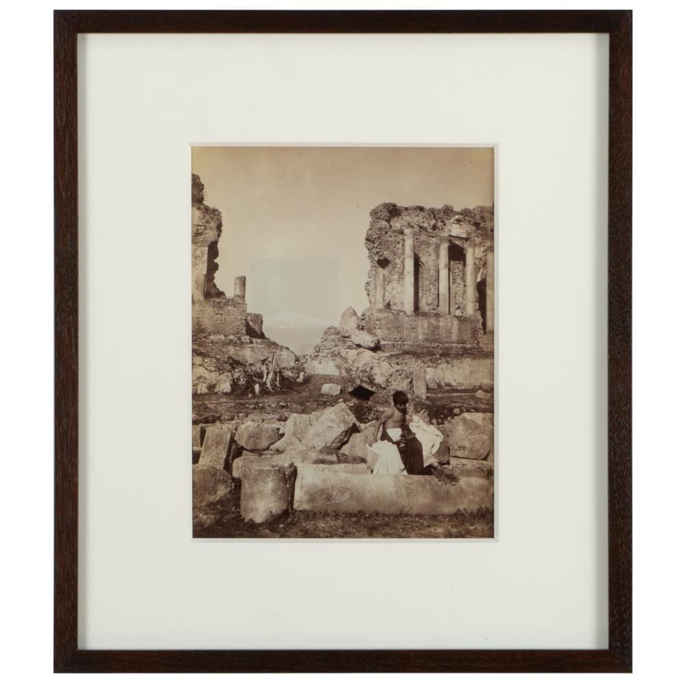 Baron Wilhelm Von Gloeden comparable auction result: baron wilhelm von gloeden 1856 1931 teatro greco taormina