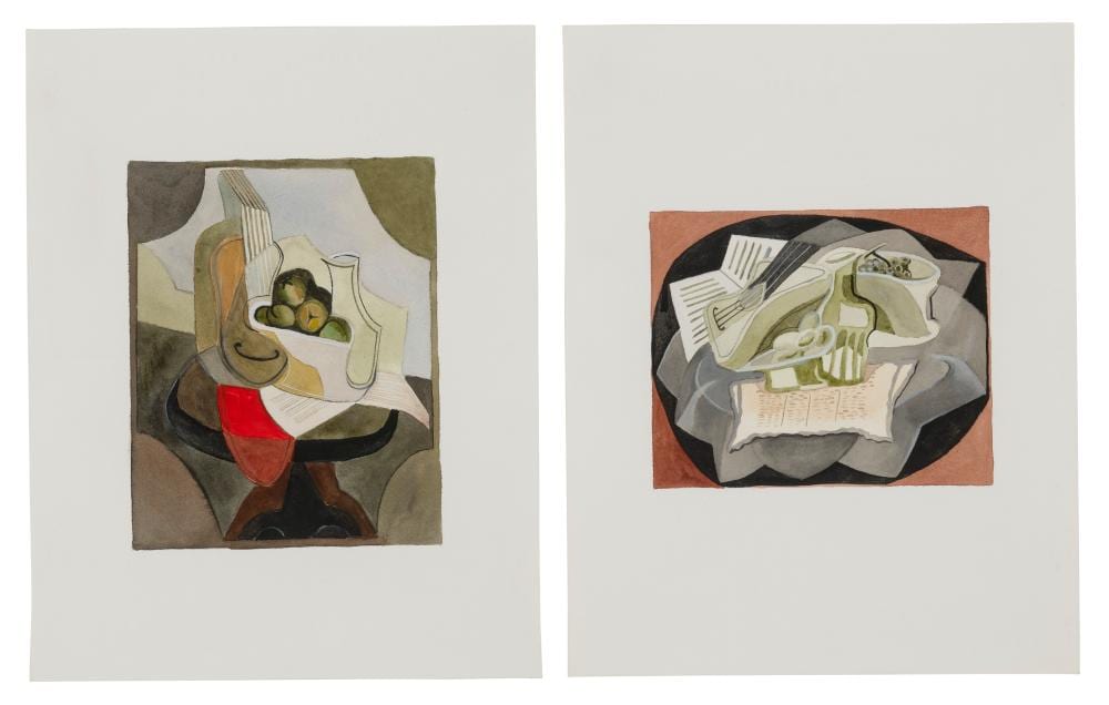 Sherrie Levine comparable auction result: sherrie levine b 1947 after juan gris after juan gris two works