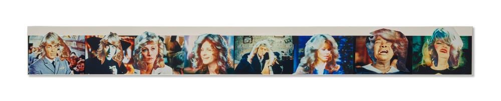 John Waters comparable auction result: john waters b 1946 farrah chromogenic print collageimage 10 x 89 in