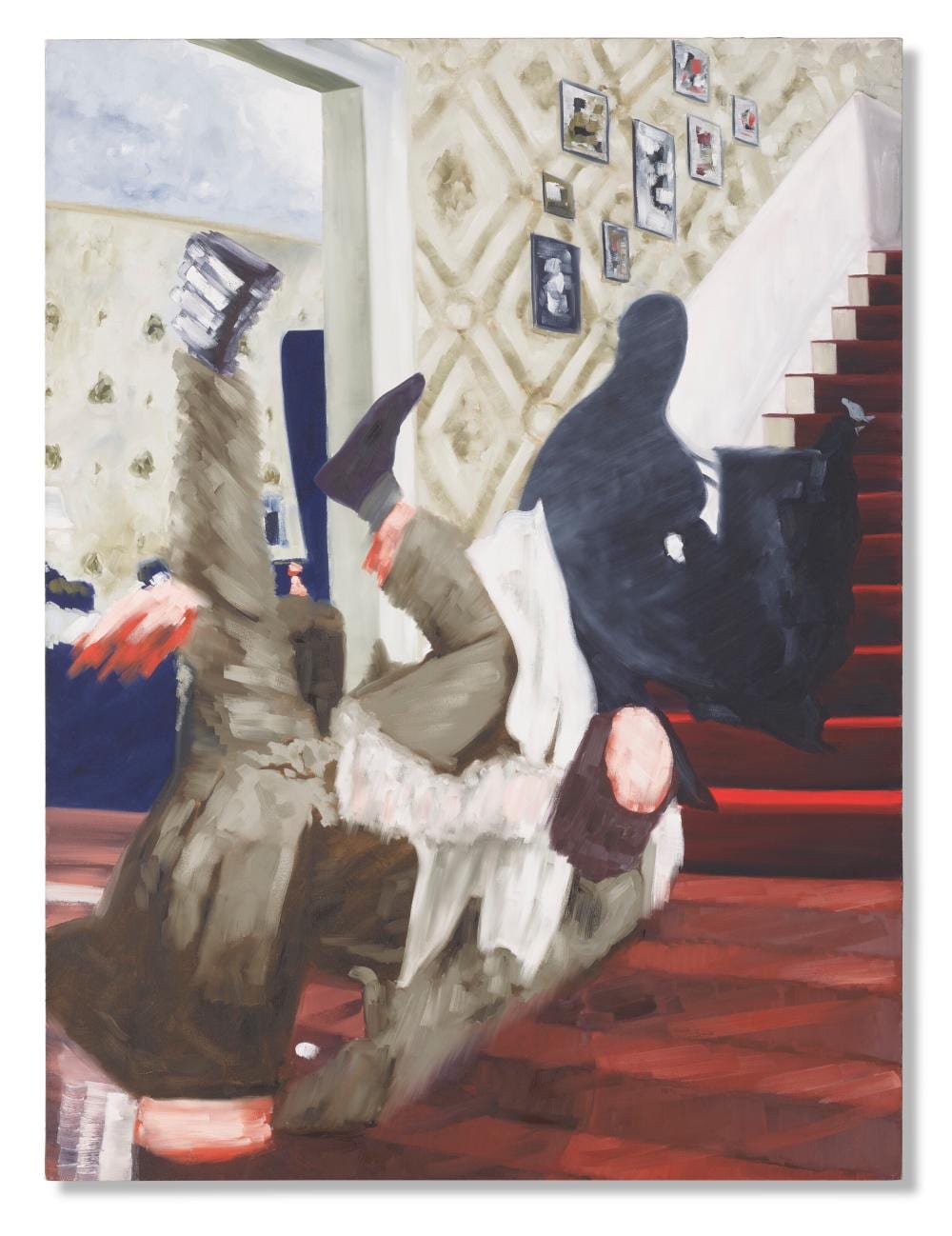 Faris McReynolds comparable auction result: faris mcreynolds b 1977 magic disaster oil on canvas64 x 48 in 162 6