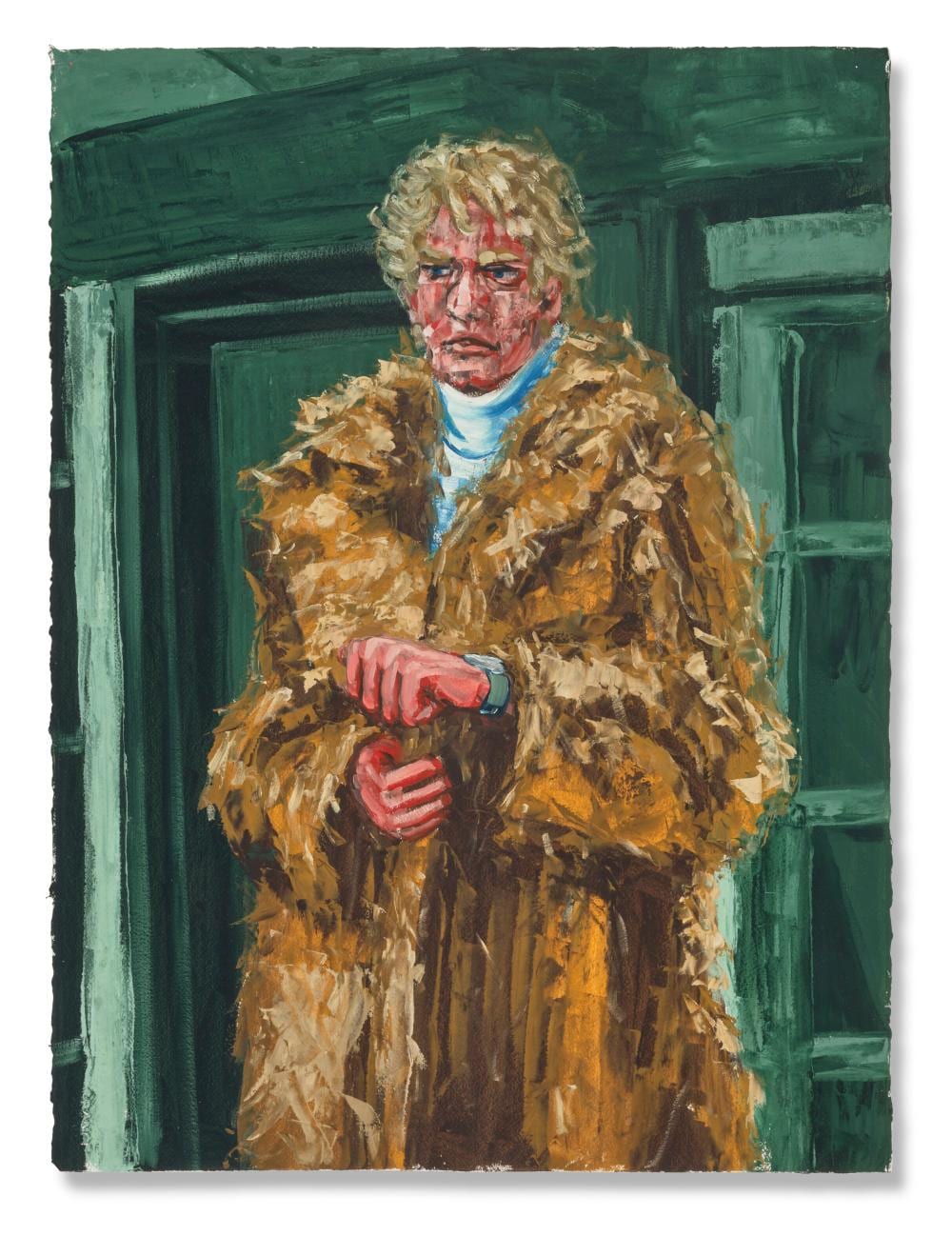 Faris McReynolds comparable auction result: faris mcreynolds b 1977 the sandman oil on paper30 x 22 in 76 2 x