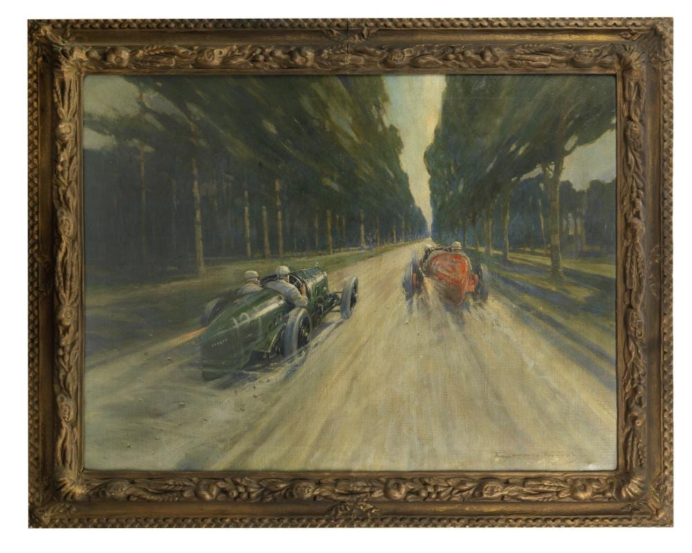 Frederick Gordon Crosby comparable auction result: frederick gordon crosby british 1885 1943 1923 french grand prix at tours 2