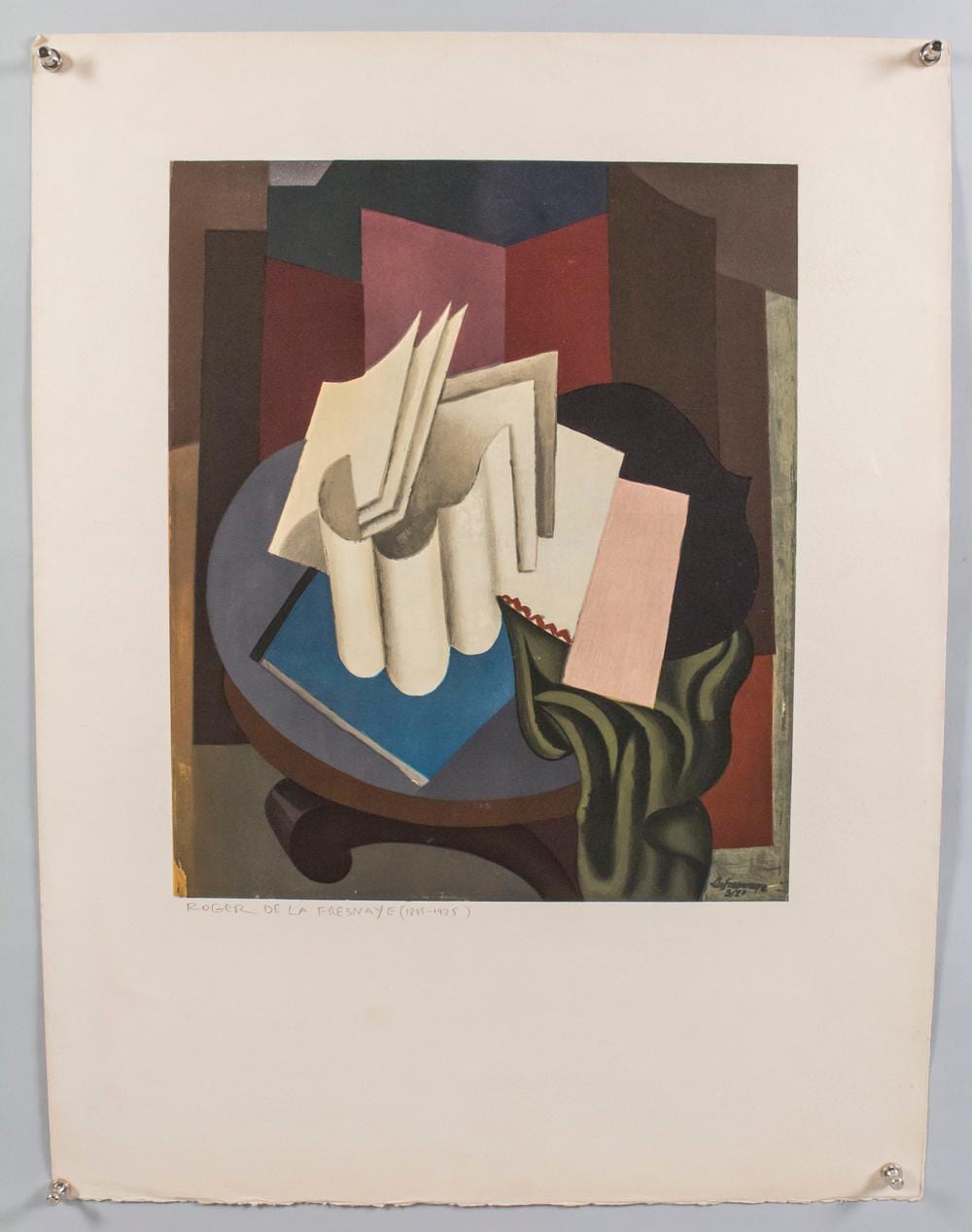 roger de la fresnaye 1885 1925 les feuilles blanches die wei en bl tter nach 1921 · Auktionshaus Schwab · 2025-07-26 Roger de la Fresnaye comparable auction result: roger de la fresnaye 1885 1925 les feuilles blanches die wei en bl tter nach 1921