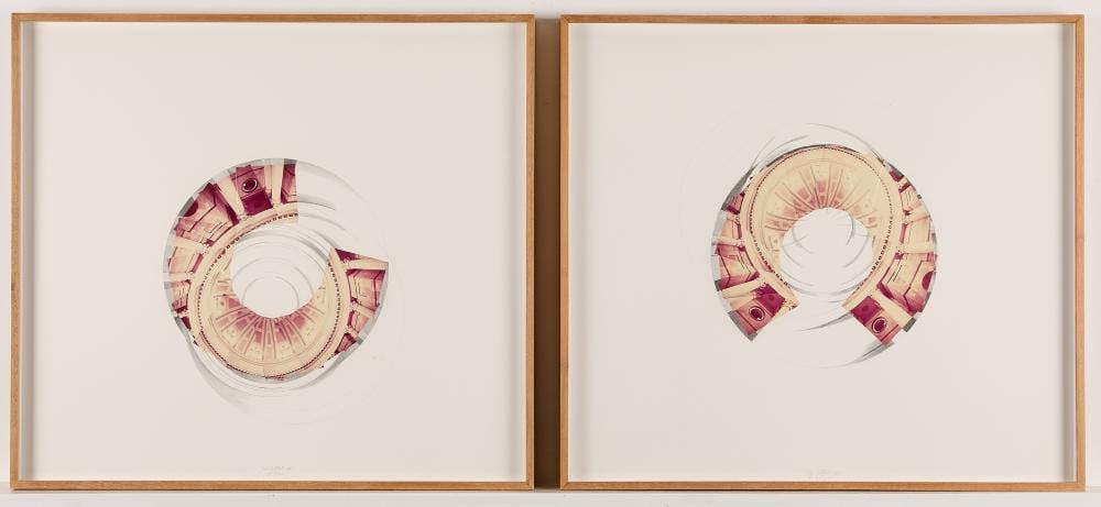 jan dibbets dublin diptych prints 1983 · Revere Auctions · 2025-07-16 Jan Dibbets comparable auction result: jan dibbets dublin diptych prints 1983